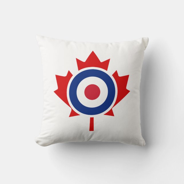 Mod Canada Curling Hockey Target Kudde (Framsida)