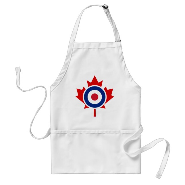 Mod Canada Curling Hockey Target Roundel Förkläde (Framsidan)