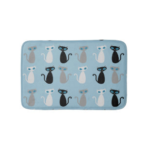Mod Cats Bath Mat Badrumsmatta