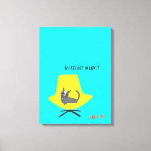 Mod Cats - vad är inte för Kärlek? Canvastryck