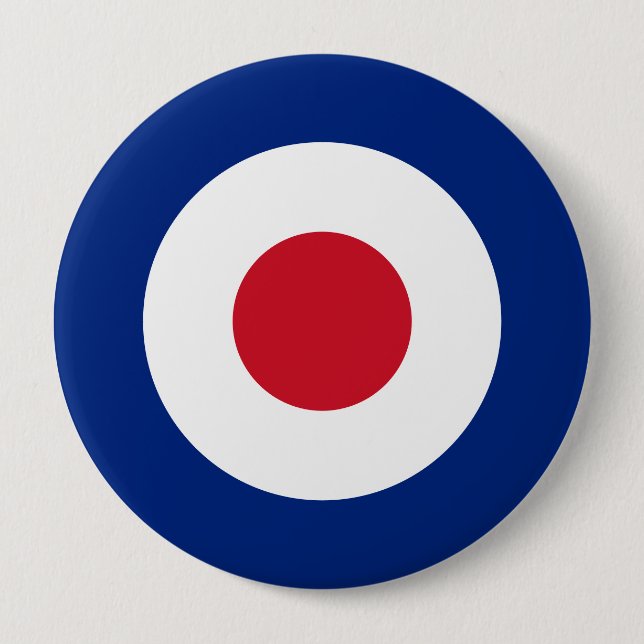 Mod - Classic Roundel - Bullseye Archery Target Knapp (Framsida)