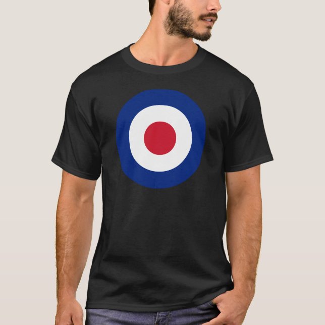 Mod - Classic Roundel - Bullseye Archery Target T-shirt (Framsida)