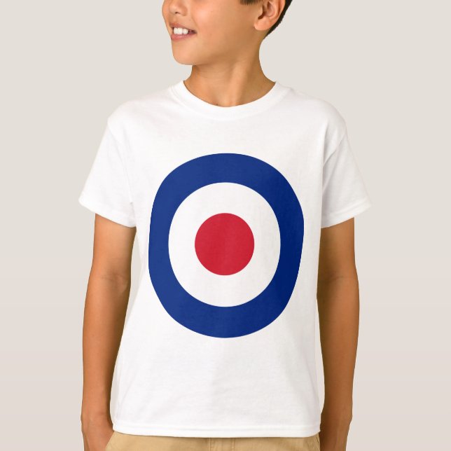 Mod - Classic Roundel - Bullseye Archery Target Tee Shirt (Framsida)