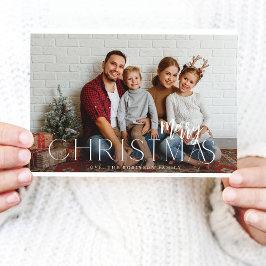 MOD Ele-fotofoto med minimal God jul