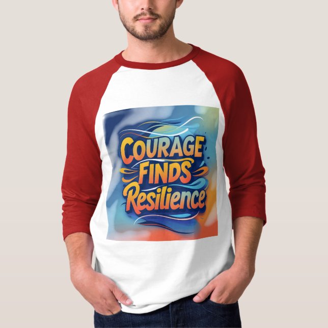 Mod finner motståndskraft: Dynamisk inspiration  T Shirt (Framsida)