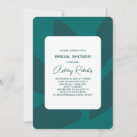 Mod Flower Petals Botanical Teal Möhippa