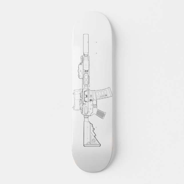 Mod för CQBR MK18 0 Skateboard (Framsida)