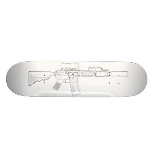 Mod för CQBR MK18 0 Skateboard Bräda 19,5 Cm