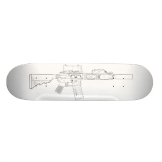 Mod för CQBR MK18 0 Skateboard Bräda 19,5 Cm