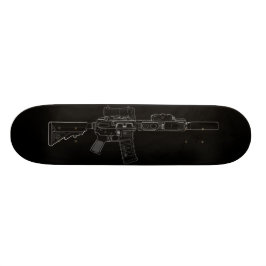 Mod för CQBR MK18 0 svart Skateboard Bräda 21,5 Cm