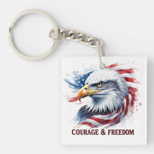 Mod & Frihet USA Flagga Patriotisk Present