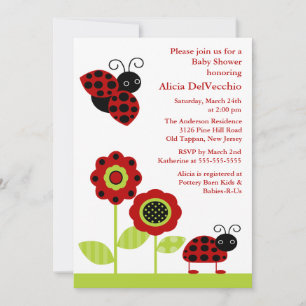 Mod Garden Baby Shower-inbjudan Inbjudningar