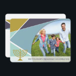 Mod Geometric Hanukkah Menorah Photo Julfest Inbjudningar<br><div class="desc">Designad av tjock*fa*tin. Enkel att anpassa med egen text,  bild eller bild. Kontakta tjock*fa*tin direkt om du vill ha anpassningsbar. Avgifter för anpassningsbar gäller. www.zazzle.com/fat_fa_tin www.zazzle.com/color_therapy www.zazzle.com/fatfatin_blue_knot www.zazzle.com/fatfatin_red_knot www.zazzle.com/fatfatin_mini_me www.zazzle.com/fatfatin_box www.zazzle.com/fatfatin_design www.zazzle.com/fatfatin_ink.</div>