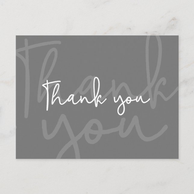 Mod grått PLE Shower gender Neutral Meddelande Vykort (Framsida)