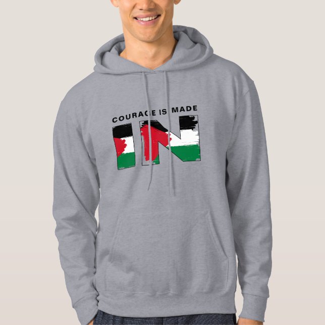 MOD HÄRSTAMMAR FRÅN PALESTINA | Fritt Palestina Hoodie (Framsida)
