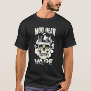 MOD Head Gothic Vaping Skull T Shirt