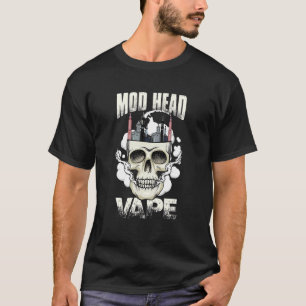 MOD Head Gothic Vaping Skull T Shirt