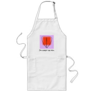 Mod Heart... Jag är söt på dig Långt Förkläde