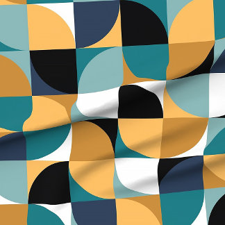 mod i kvadrater i gråvit apelsinsenap tyg