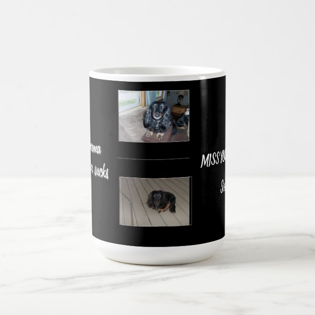 Mod & Kärlek Melanom Husdjur Hyllning Kaffemugg (Center)