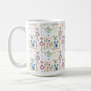 Mod Katter Tjuvvar Väggsamling Kaffemugg