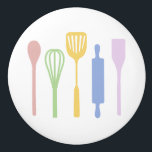 Mod Köksknoppar<br><div class="desc">Mod köks verktyg i färg för köksskåp med vintage.</div>