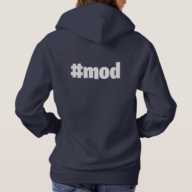 #mod Kvinnors pullover hoodie SparhawkGames T Shirt (Baksida)