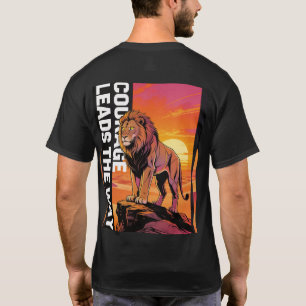 Mod Ledar Vägen Lejon T-shirt – Styra Din Väg