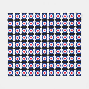 MOD-mål Roundel på Checkers Fleecefilt