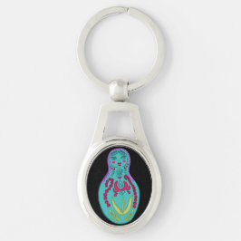 Mod Matryoshka-docka Nyckelring