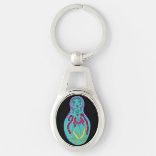 Mod Matryoshka-docka Nyckelring