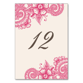 Mod Mehandi Bordsnummer