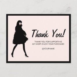 Mod Mode Girl Boutique, Poshmark Rosa Tack Vykort