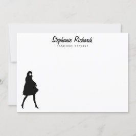 Mod Mode Girl Boutique, Stylist Flat Notecard Anteckningskort