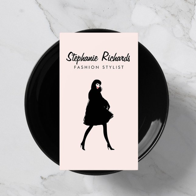 Mod Mode Girl Boutique, Stylist Rosa Visitkort (Skapare uppladdad)