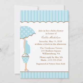 Mod Mom Baby Shower-inbjudan Inbjudningar