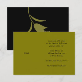 MOD OLIVE TULIP BRÖLLOP TILLÄGGSKORT