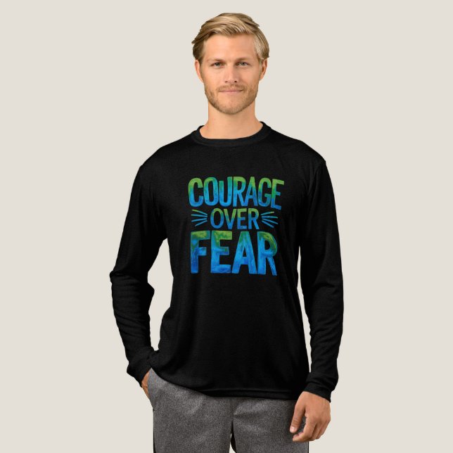 Mod över rädsla t shirt (Hel framsida)