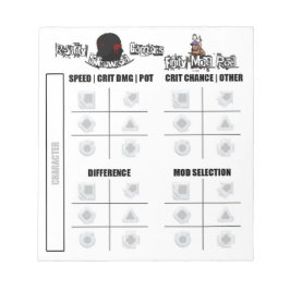 Mod Pad för RSG-finity Anteckningsblock