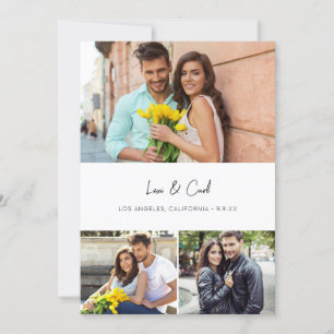 MOD Para Photo Trio H Spara datum Inbjudningar