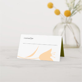 MOD PEACH & OLIVE TULIP BRÖLLOP PLACERINGSKORT