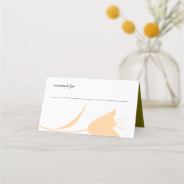 MOD PEACH & OLIVE TULIP BRÖLLOP PLACERINGSKORT