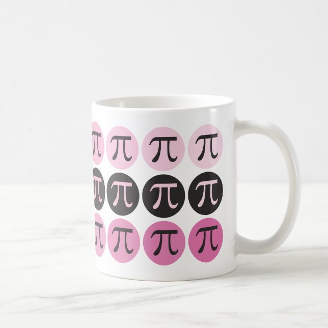 Mod Pi - Rosa Pi Gift Mugg (Höger)