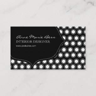 Mod Polka dots Choklad-affärskort Visitkort