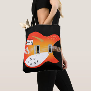 Mod Pop Art Electric Luft Guitar Tygkasse