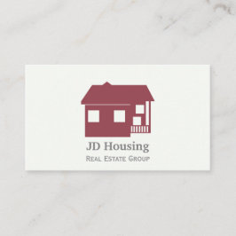 Mod Red White Classy Real gods-visitkort Visitkort