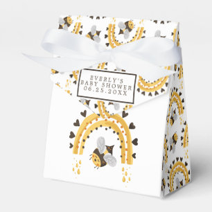 Mod regnbåge humla honungsbin baby shower presentaskar