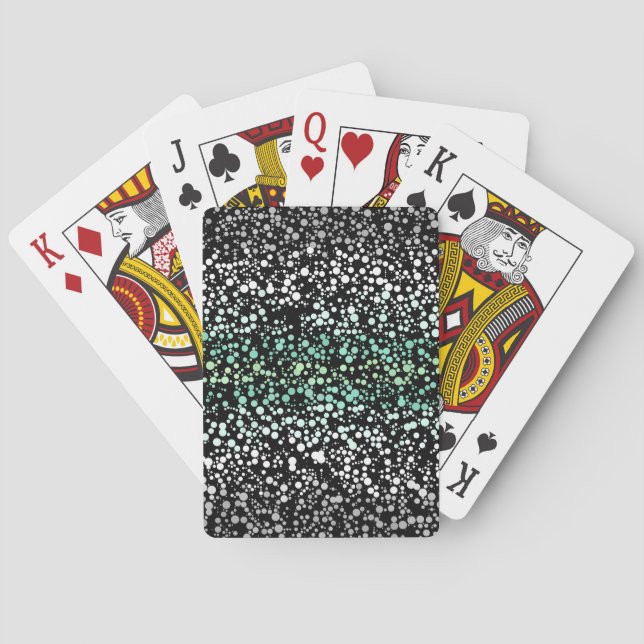 Mod Retro Särpräglad Groovy Boho Paragender Stolth Casinokort (Baksidan)