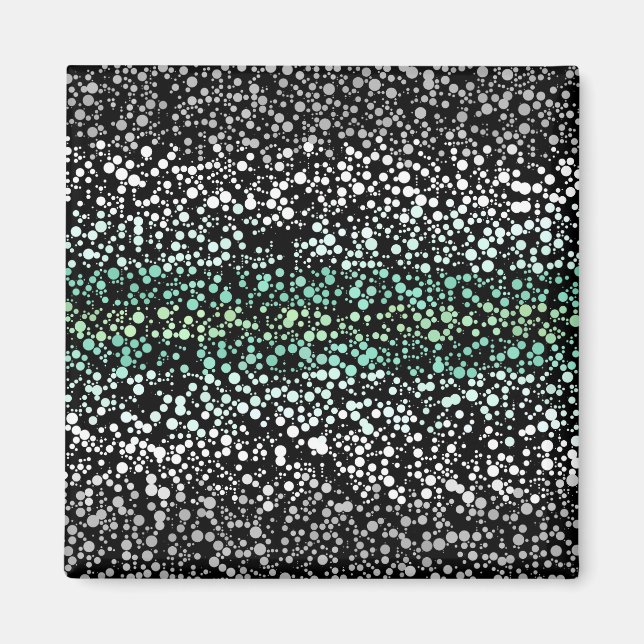 Mod Retro Särpräglad Groovy Boho Paragender Stolth Magnet (Framsidan)