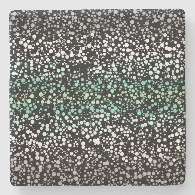 Mod Retro Särpräglad Groovy Boho Paragender Stolth Stenunderlägg (Framsidan)